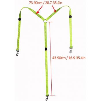 Collier de sécurité éclairé pour chevaux
