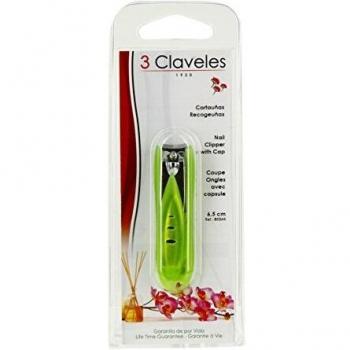 Cortauñas 3 Claveles 6.5cm con tapa