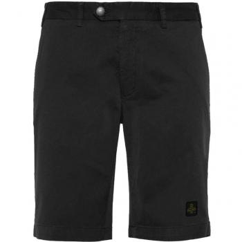 RefrigiWear Elegant Beige Bermuda Shorts Black male W33