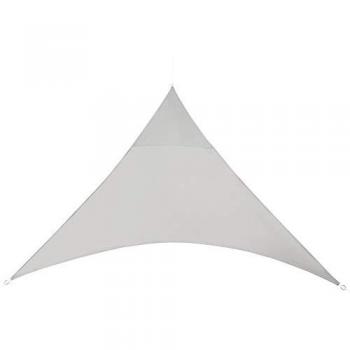 Tenda a Vela Parasole Triangolare Impermeabile 4m x 4m x 4m Grigio