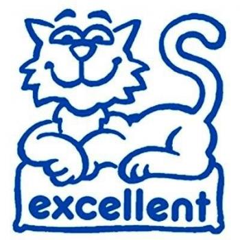 X11870 Self-Inking Cat Reward Stamp for Teachers