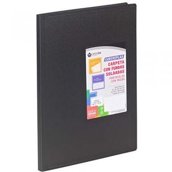 Polypropylene Black Folder Bundle – 50 A4 Units – Carchivo Style