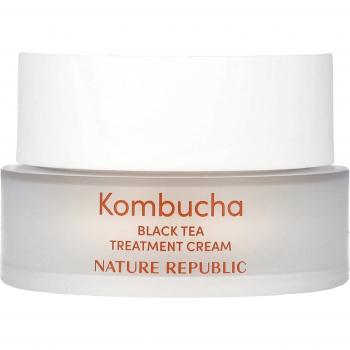 Nature Republic Kombucha‑Infused Black Tea Cream – 70% Active