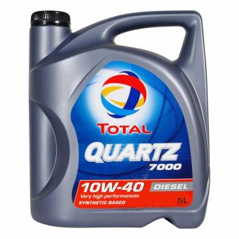 TOTAL 10W-40 Motorolja, Delsyntet, 5L