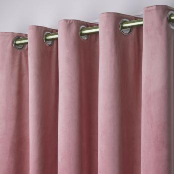 Laurence Llewelyn-Bowen Montrose Blush Blackout Eyelet Curtains Pink