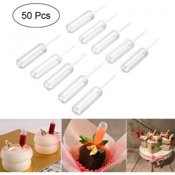 50er Set Herz Pipetten für Silikon