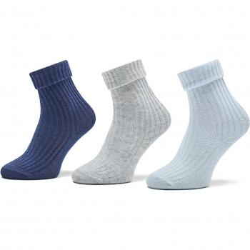 Blaues Kinder-Set von Benetton: Hohe Socken – 3 Stück