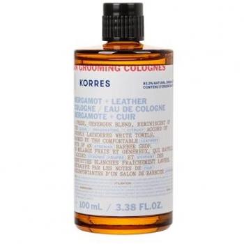 Korres Athenian Grooming Eau de Cologne per Uomini 100 ml – Bergamotto & Cuoio