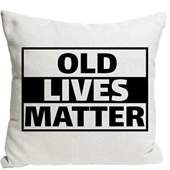 70th Birthday Linen Cushion Cover – Old Lives Matter