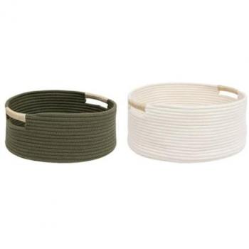 Atmosphera Créateur d'Intérieur – Duo de Paniers Tropical Boudoir 17 cm Multicolore