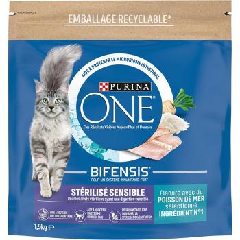 PURINA ONE Sterilisierter Sensitive – Meeresfrüchte, 1,5 kg
