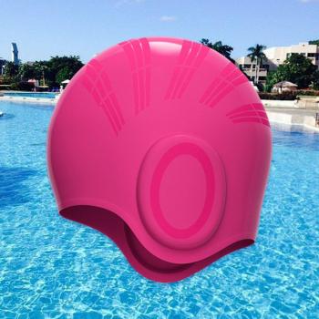 Adjustable Swim Cap with Ear Guard for Long Hair