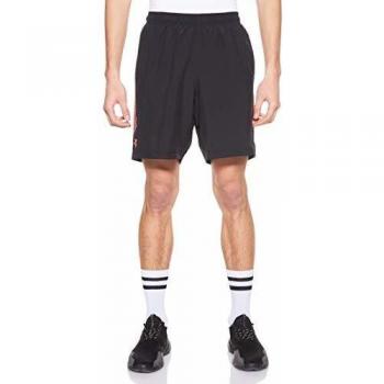 Under Armour Men's Woven Graphic Jogger, Black / Beta Red, X-Large