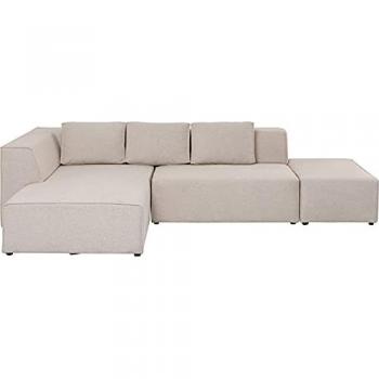 Kare Design Sofá Esquina Izquierdo 275 cm Crema
