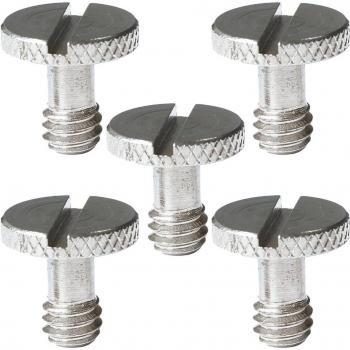 5PCS Flat Head Adapter Screw for Camera Light Stand