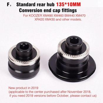 Koozer Convertisseurs de Moyeu VTT XM490 XM470 XM460
