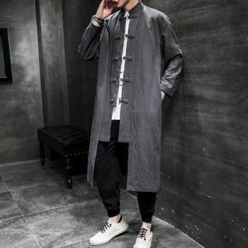 Cárdigan étnico de talla grande para hombre
