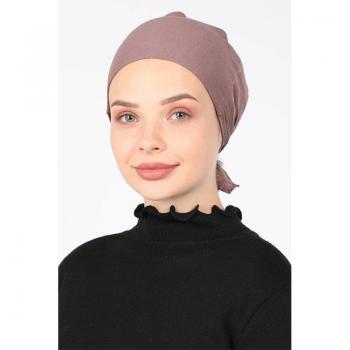 Miray Copricapo Fleece con Struttura a Lino, Taglia Unica, Toni Caffè