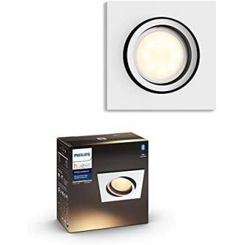 Foco empotrable Milliskin Philips Hue Ambiance Cuadrado Blanco Wifi & BT