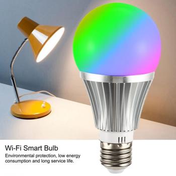 E27 Voice-Controlled Smart LED Bulb with APP and RGB
