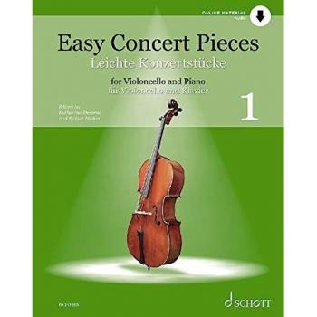 Easy Concert Pieces : Vol. 1. cello and piano.