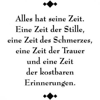 Clear Stamps Jede Zeit hat ihren Platz