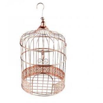Tirelire en métal oreille d’oiseau 20 cm, 31 cm, couleur rose or
