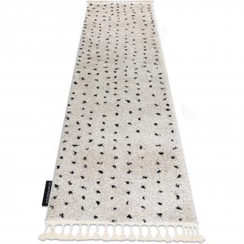 RugsX Berber Runner with Cream Dots 60x250 cm