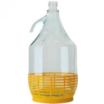 Fiasco Dama Vetro 5L con Cestino e Conai Vetro (1,45 kg)