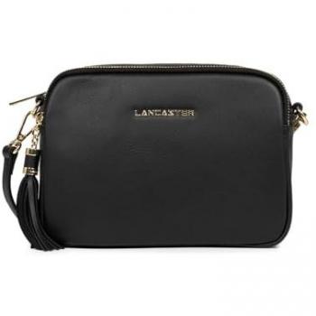 Sac à main Mademoiselle Ana en cuir noir