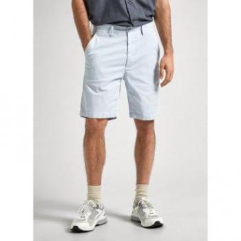 Shorts Peper Jeans Hombre – Bermuda de Algodón Azul
