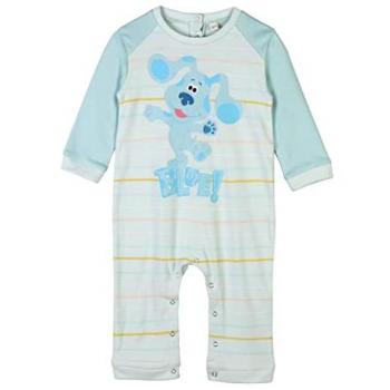 Pelele Interlock Azul para Bebé de Manga Larga 18 Meses