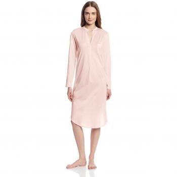 HANRO Damen Nachthemd 1/1 Arm 110 cm Cotton Deluxe, Gr. L