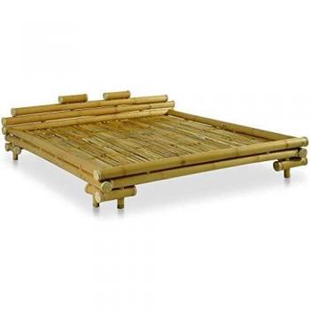 Structure de lit en bambou Vidaxl 180x200 cm