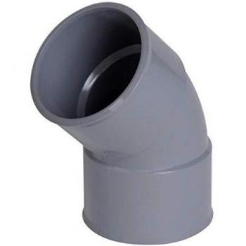 Coude PVC 45° Femelle/Femelle 160 mm pour évacuation