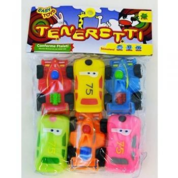 6 pezzi auto gommate per la prima infanzia