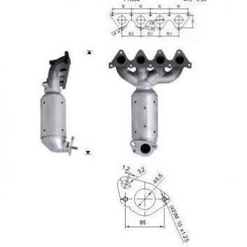 VEGAZ Fahrzeugkatalysator für Hyundai, Modellnummer 2851026BB0