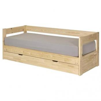 Cama Nido de Madera para Niños 80x200 cm