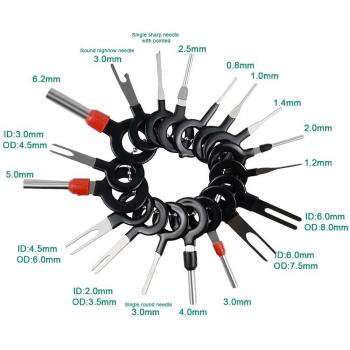 Vehicle Wire Connector Crimper & Key Pin Set