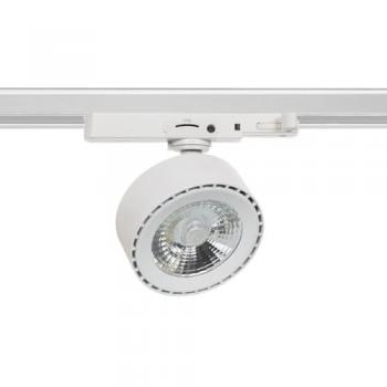 Spot LED 20W Onuba CCT Sélectionnable (Chaud-Neutre-Froid) pour Rail Triphasé