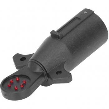 Adaptateur de câblage pour RV, testeur de lumière de remorque ABS 6LED 7 voies