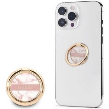 GUESS Portasuoni Universale Stampa Marmo Colore Rosa
