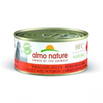 Almo Nature HFC Natural Huhn mit Kürbis Katzenfutter (150 g)