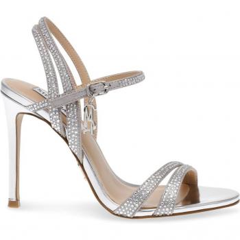 Sandali con tacco Steve Madden Surrealist Silver EU 40