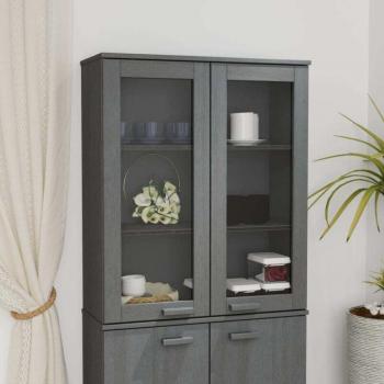 Tavola di Copertura Grigio Scuro 85x35x100 cm per Credenza Pino