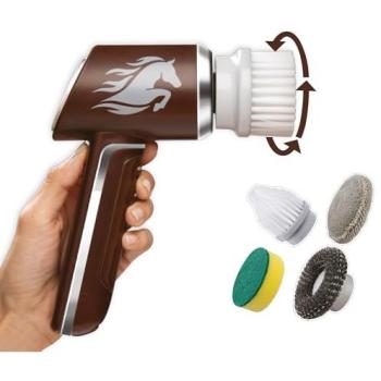 Akku‑Rotationsbürste Pro – MediaShop HorsePower Scrubber