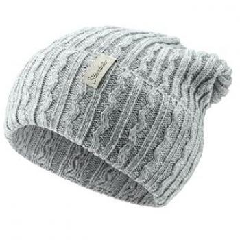 Bonnet argent mélangé tricoté par Sterntaler