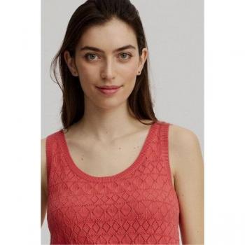 S25C60 TRANQUILLO Ajour-Stricktop für Damen – Nachhaltige Baumwolle