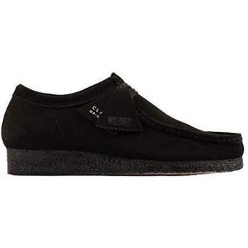 Clarks Originals Herren Wallabee Schwarz Wildleder EU 47