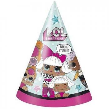 Cappelli Festivi LOL 8-pezzi – Nero One Size